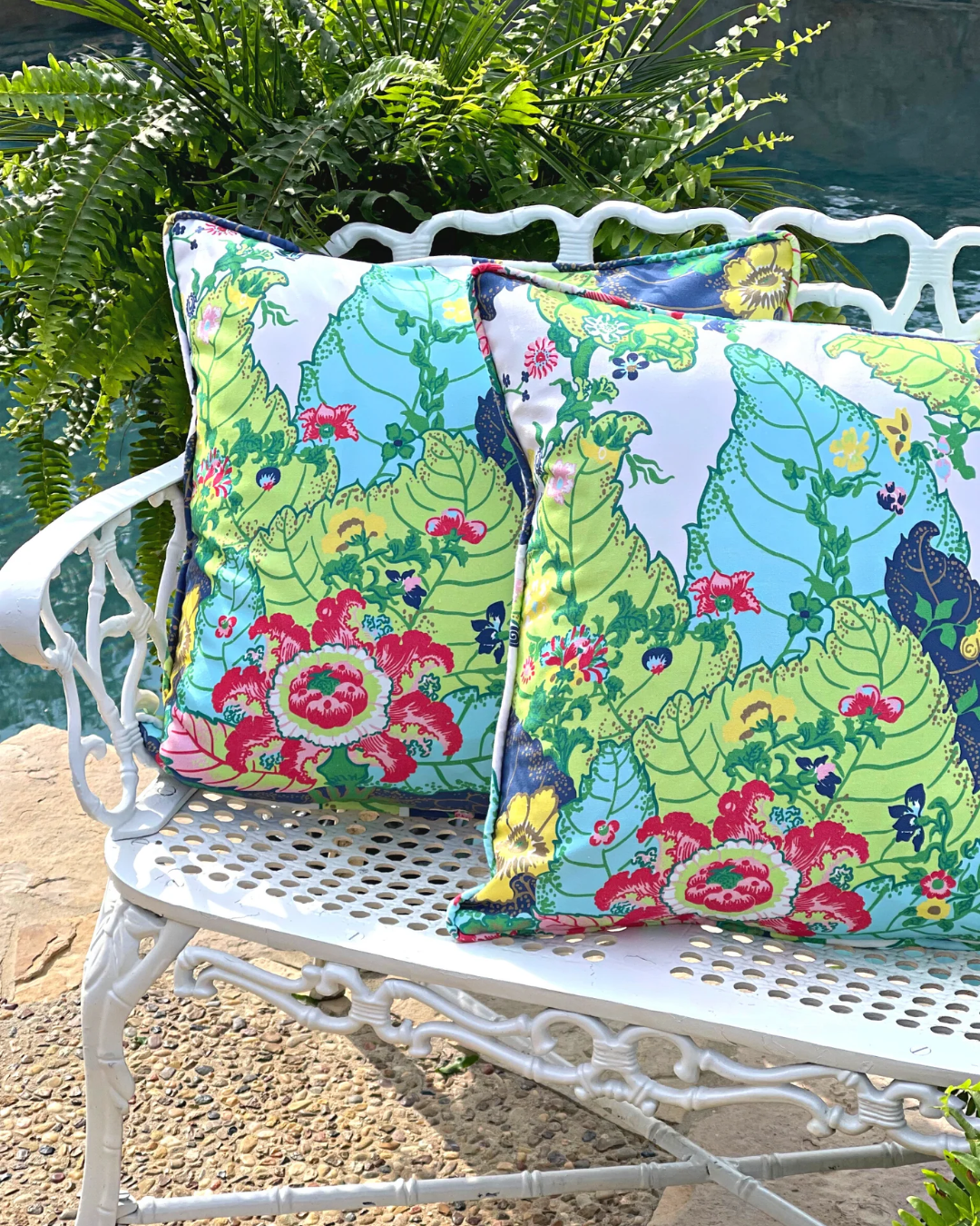 Tobacco Leaf Throw Pillow