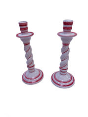 Vintage Portuguese Twist Candlesticks