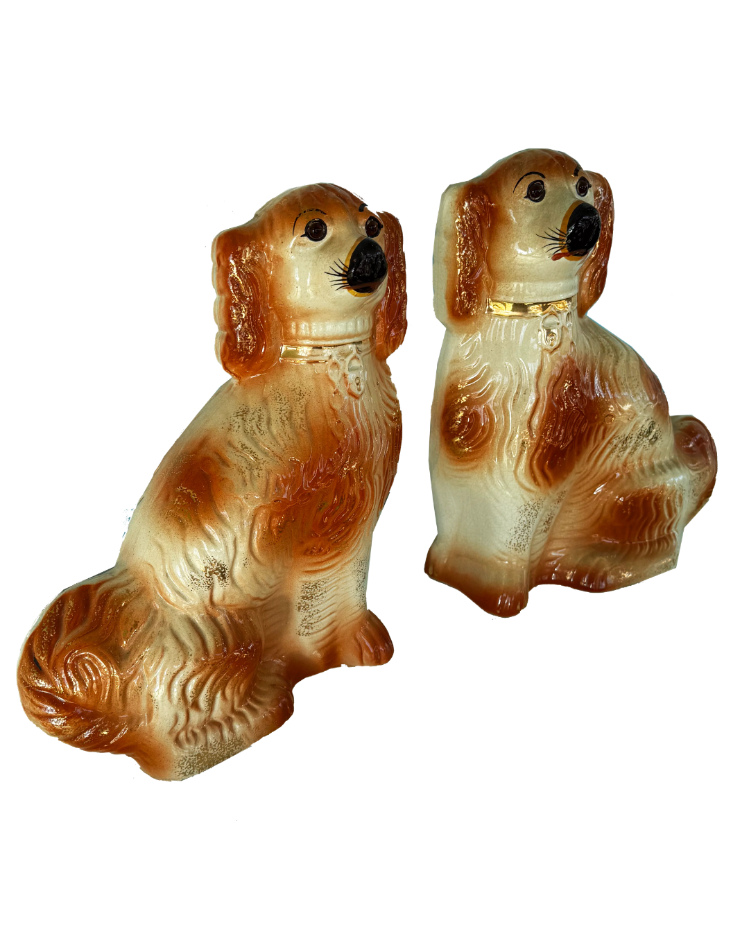 Vintage Staffordshire Dogs Pair
