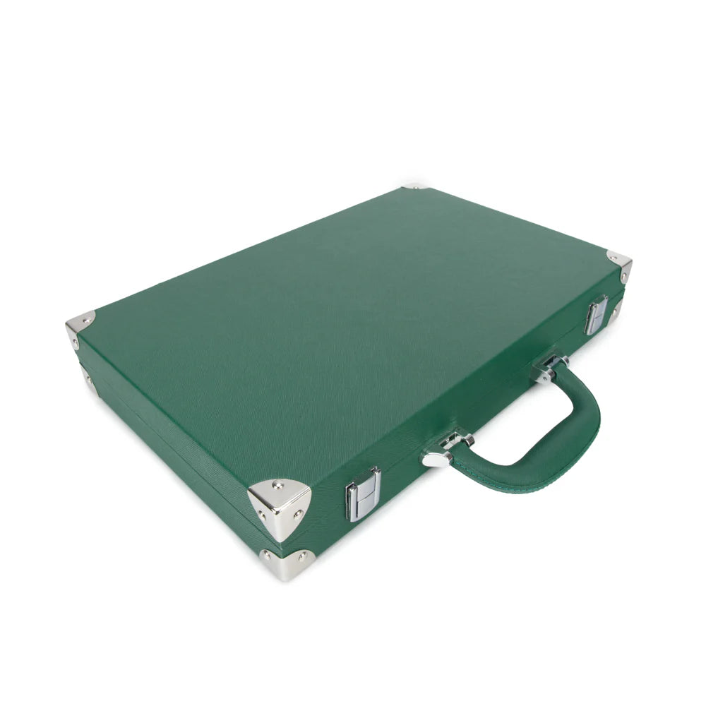 Travel Leather Backgammon Set