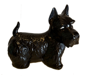 Vintage Plaster Scottie Dog