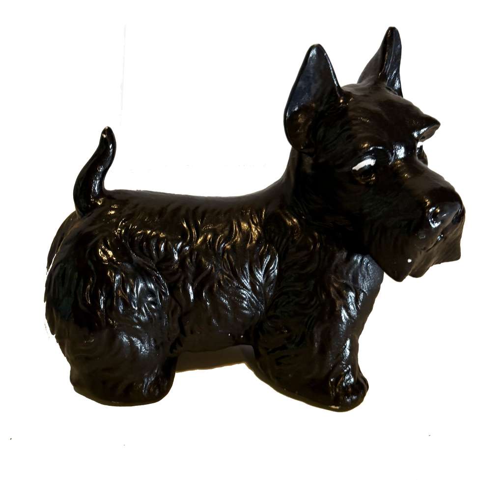 Vintage Plaster Scottie Dog
