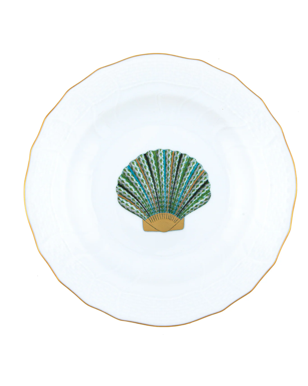 Herend Aquatic Dessert Plates