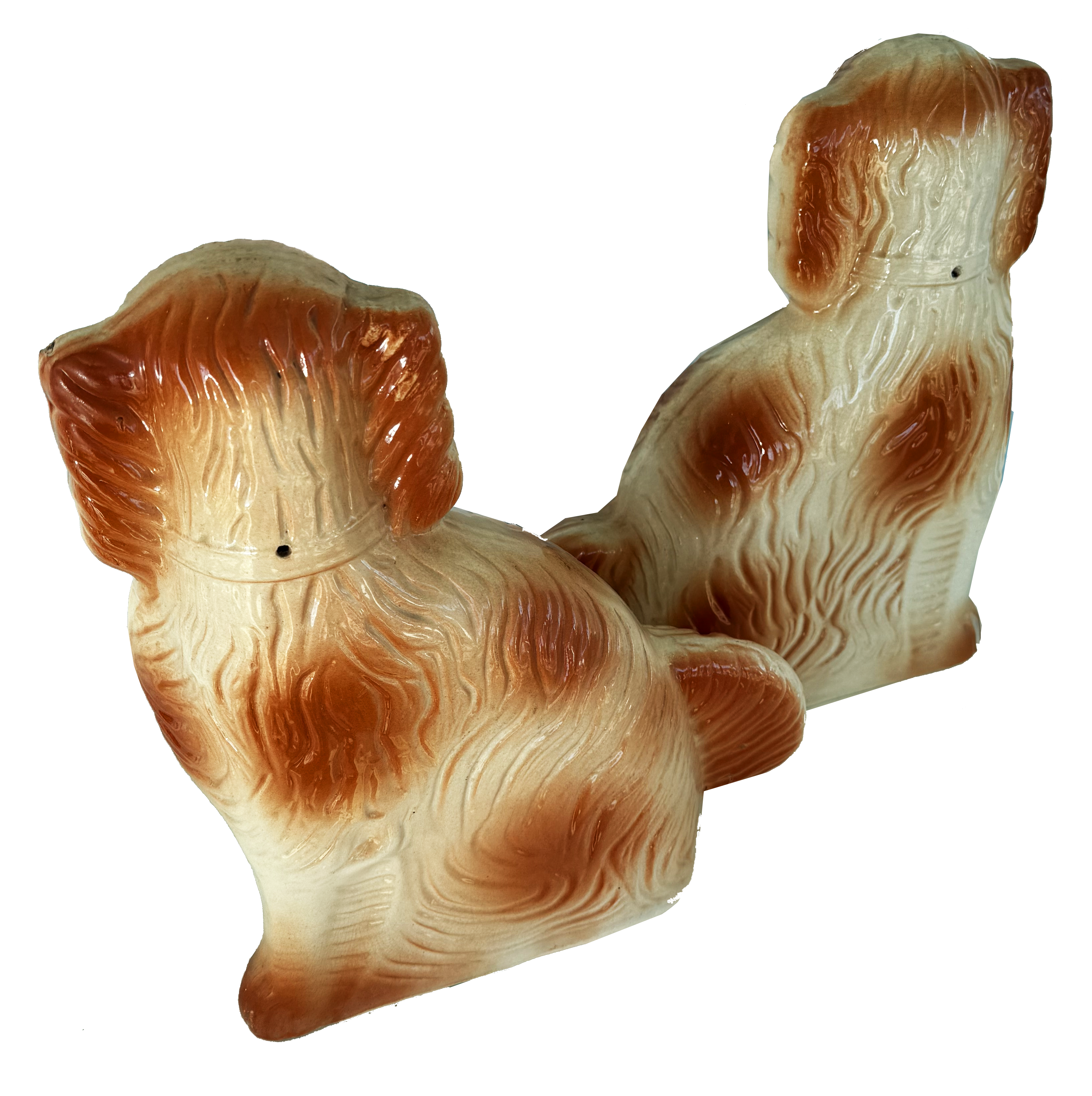 Vintage Staffordshire Dogs Pair