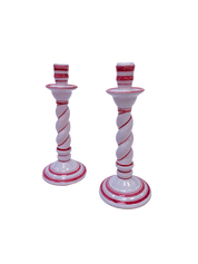 Vintage Portuguese Twist Candlesticks
