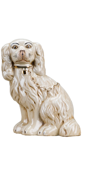Staffordshire Dog - Cream