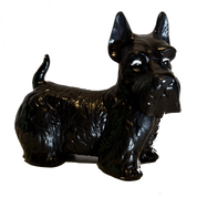 Vintage Plaster Scottie Dog