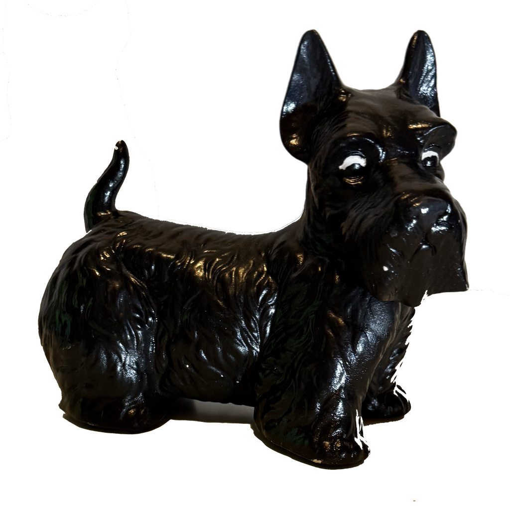 Vintage Plaster Scottie Dog