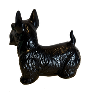 Vintage Plaster Scottie Dog