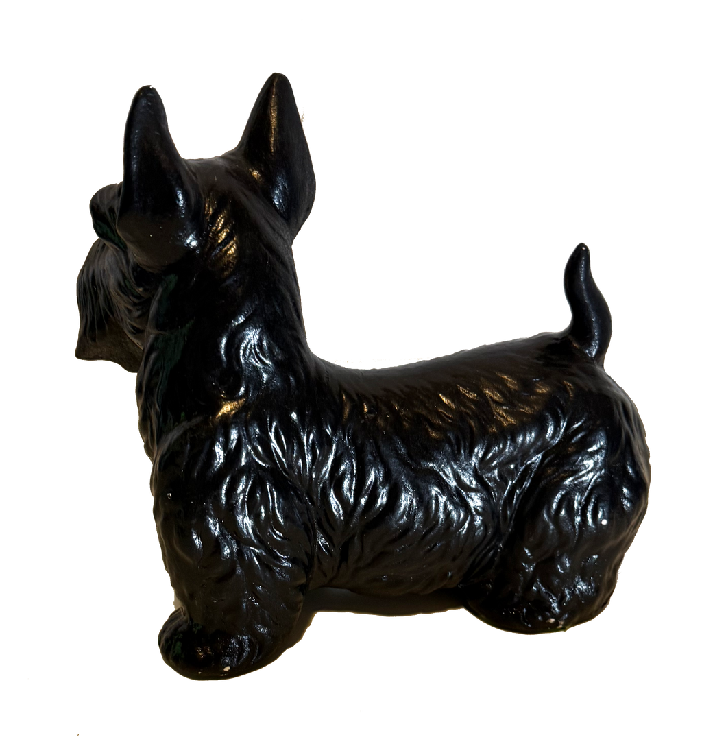 Vintage Plaster Scottie Dog