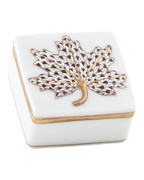 Herend Maple Leaf Box