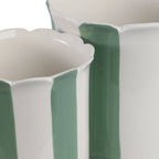 Scallop Stripe Cache Pot
