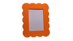 Scalloped Lacquer Picture Frame