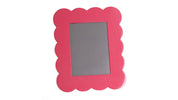 Scalloped Lacquer Picture Frame