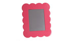 Scalloped Lacquer Picture Frame