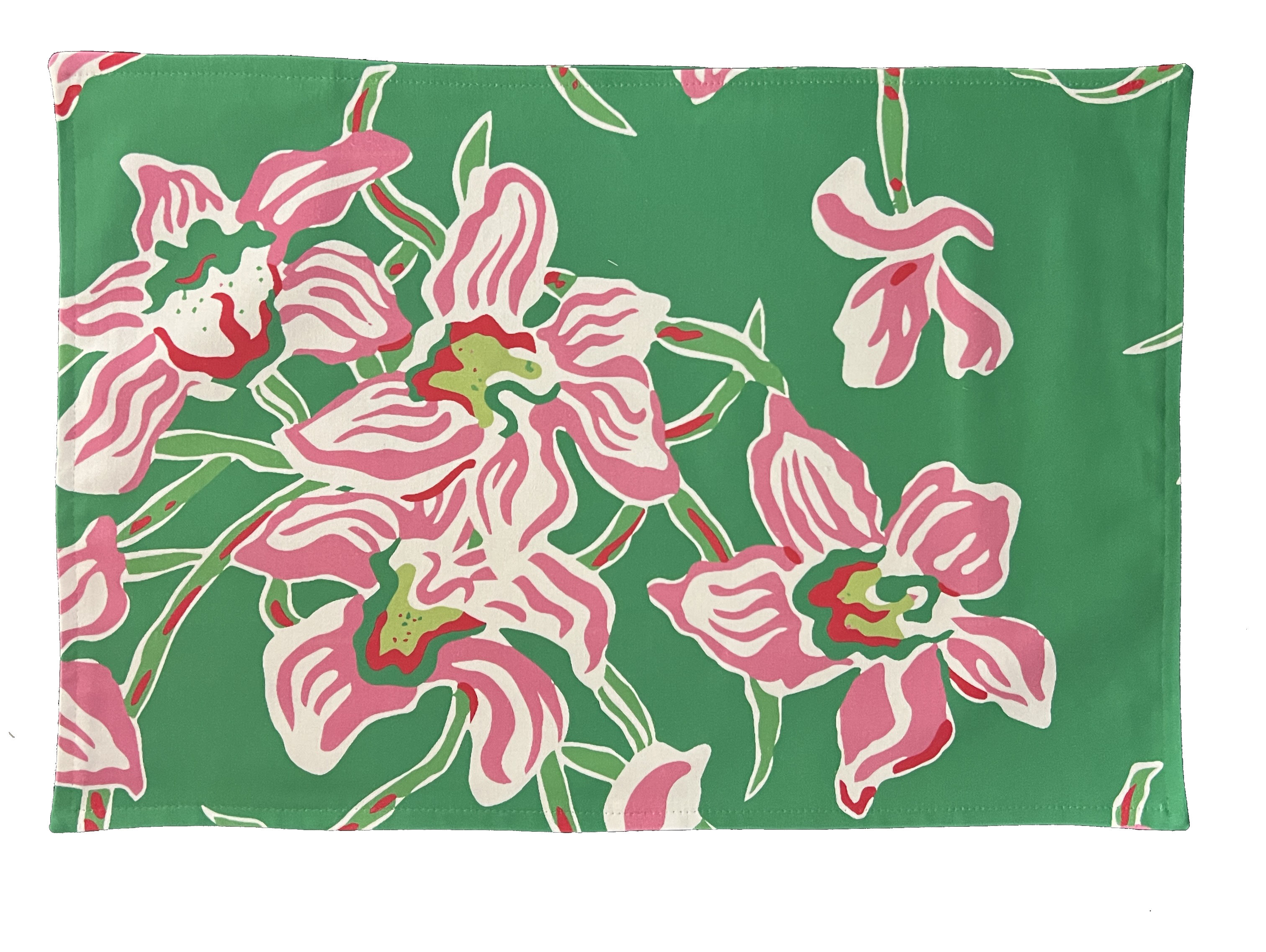 Set of Four Placemats - Akakina Green