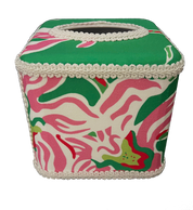 Draper Fabric Tissue Holder - Akakina Green