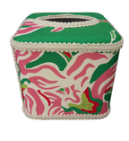 Draper Fabric Tissue Holder - Akakina Green