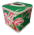 Draper Fabric Tissue Holder - Akakina Green