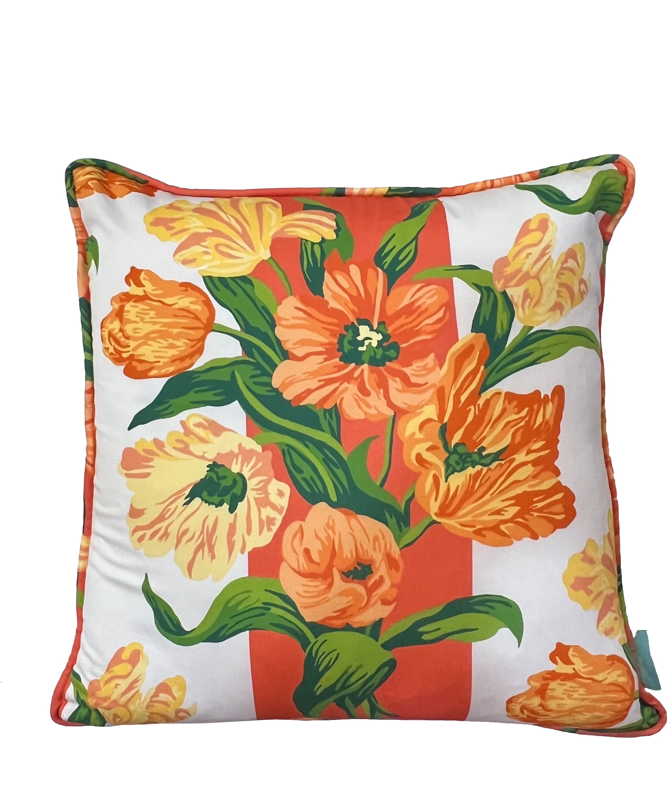 Anniversary Tulip Throw Pillow