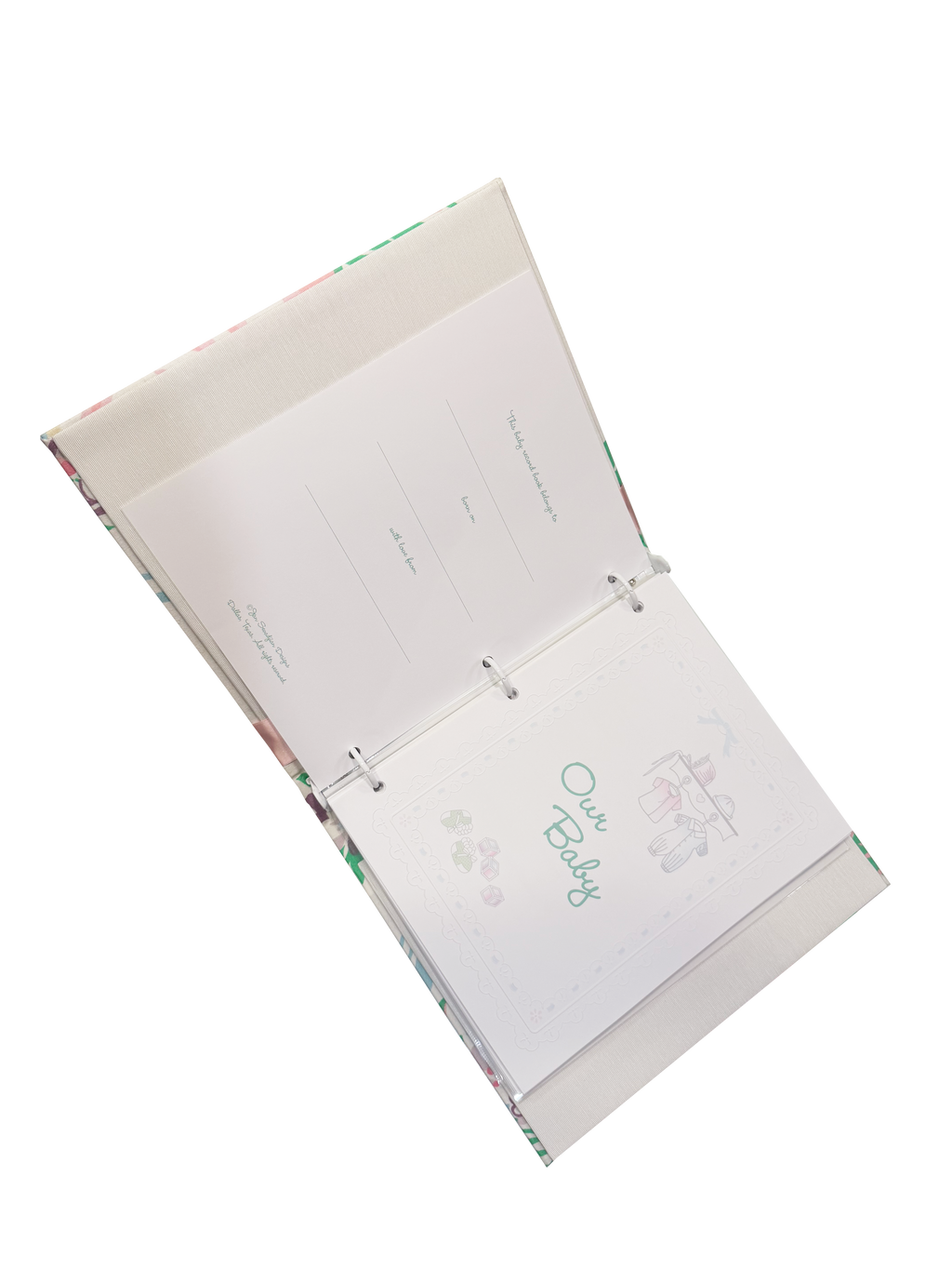 Draper Fabric Baby Memory Book