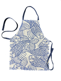 Draper Fabric Apron - Big Fish Royal