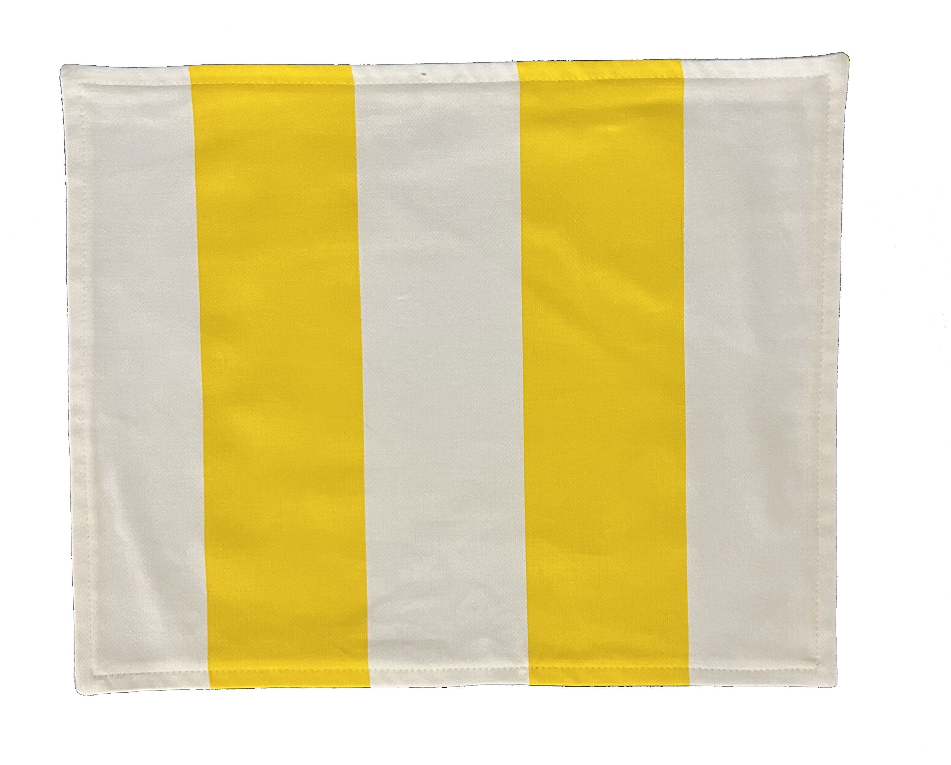 Set of Four Placemats - Draper Stripe Bright Yellow