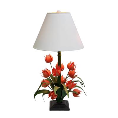 Carleton's Tulip Lamp - Orange