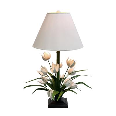 Carleton's Tulip Lamp - White