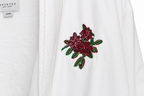 Rhododendron Embroidered Spa Robe