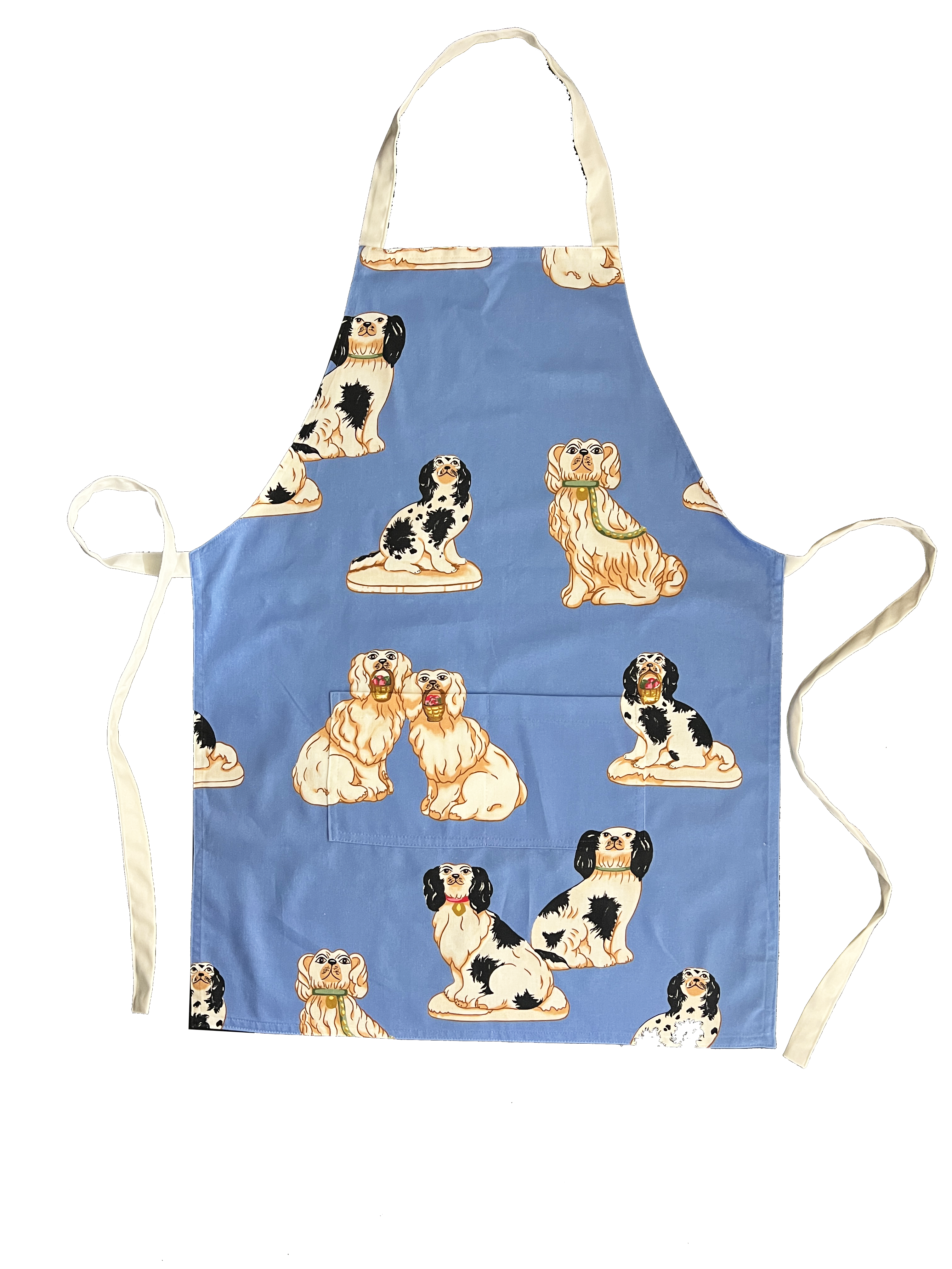Draper Fabric Apron - Francie & Grover Blue