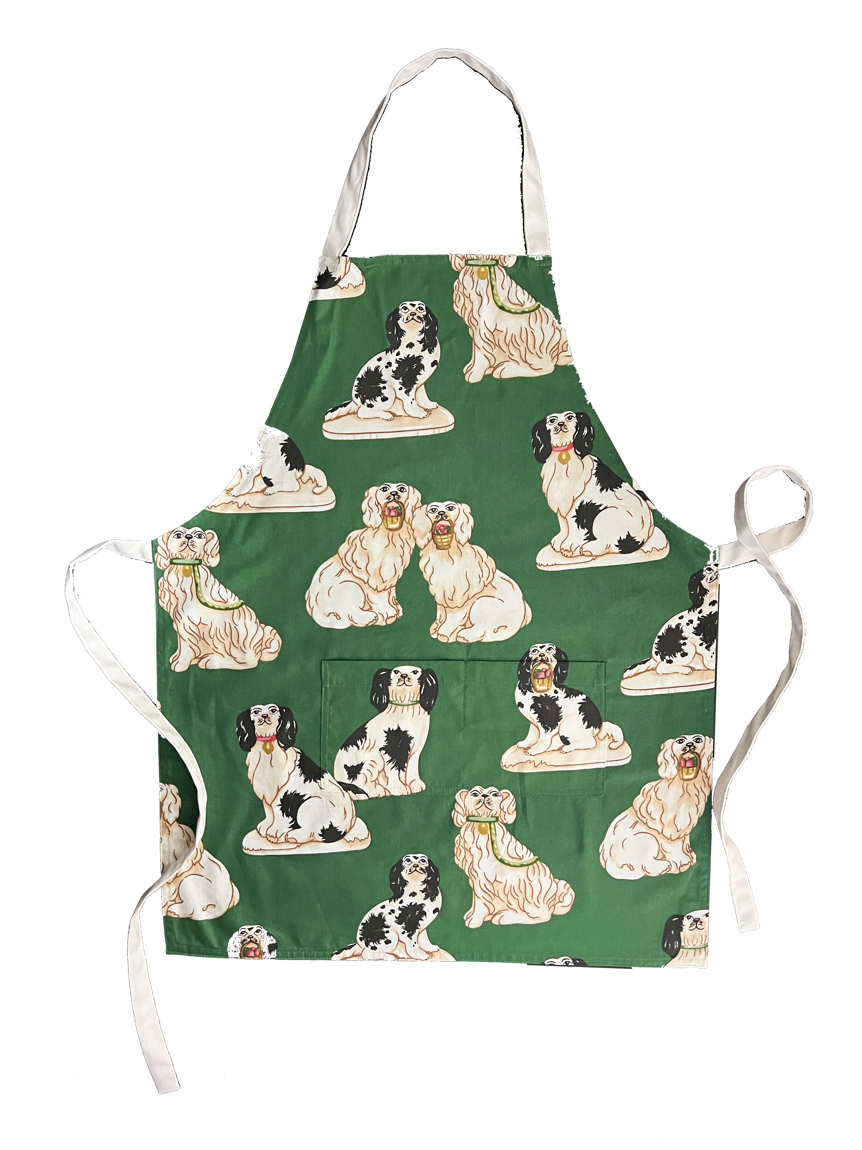 Draper Fabric Apron - Francie & Grover Green