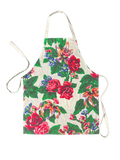 Draper Fabric Apron - Fazenda Lily Red
