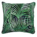 Robellini Silk Embroidered Throw Pillow - Black