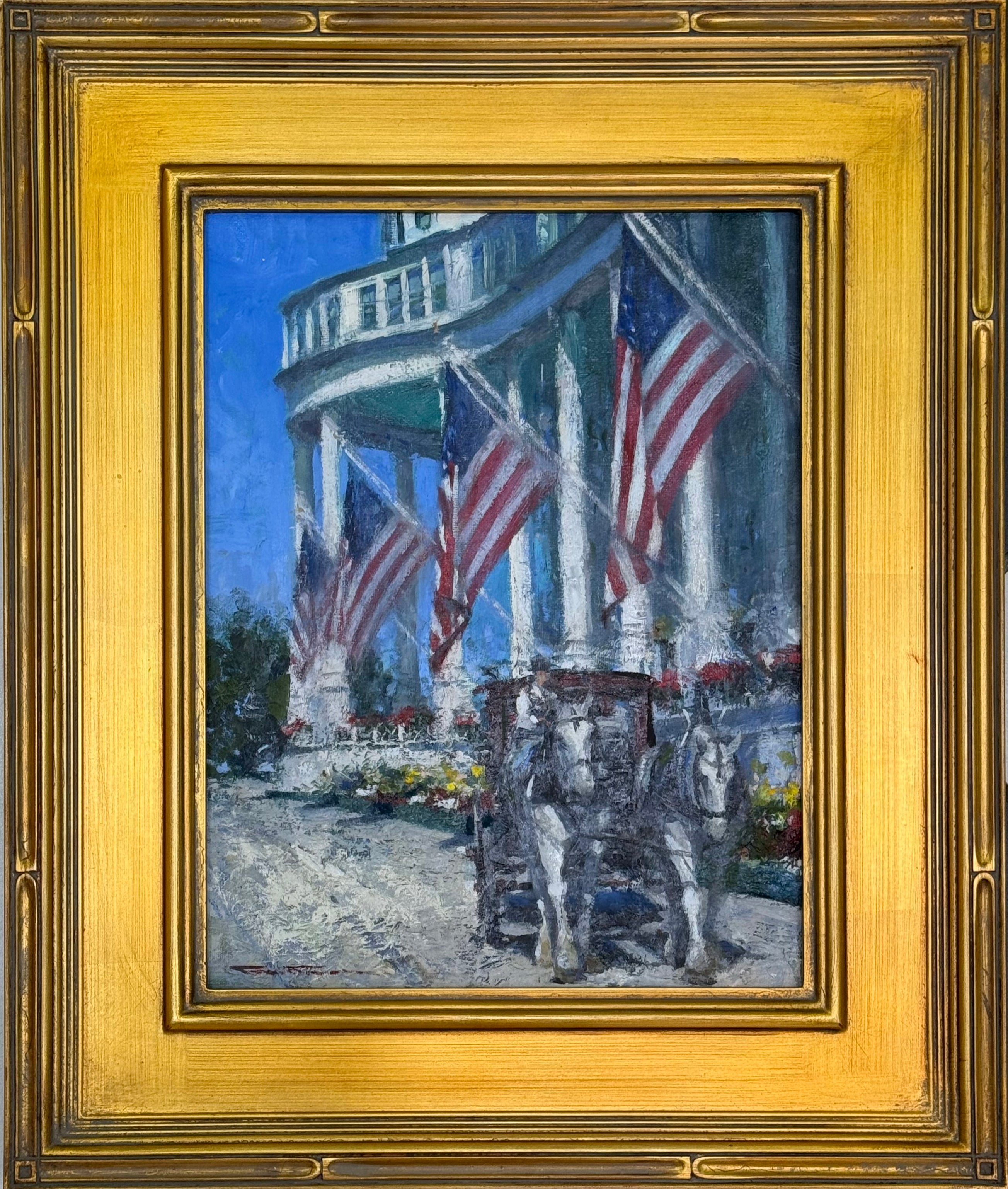 'Grand Afternoon' Framed Original Oil Painting