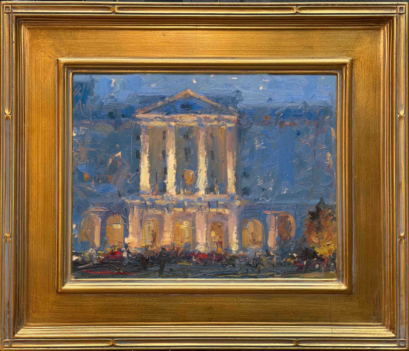 'Greenbrier At Night' Framed Giclee Print