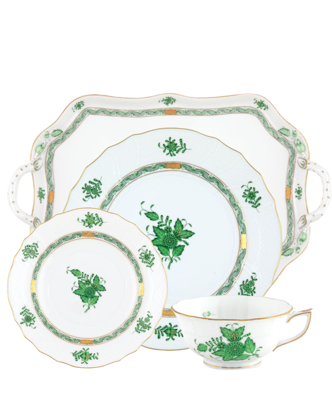 Herend Chinese Bouquet Green Collection