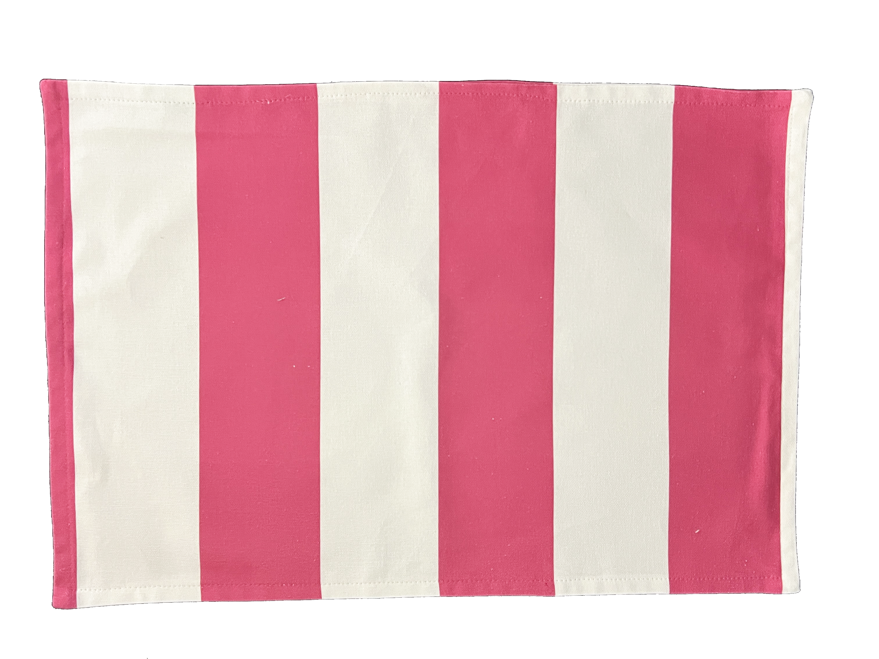 Set of Four Placemats - Draper Stripe Hot Pink