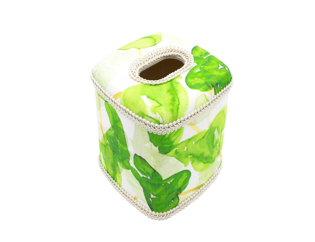 Spring Leaves Tissue Box Holder
