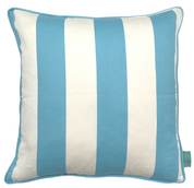 Draper Stripe Throw Pillow - Aqua