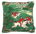Tally Ho! Throw Pillow - Field Green