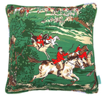 Tally Ho! Throw Pillow - Field Green