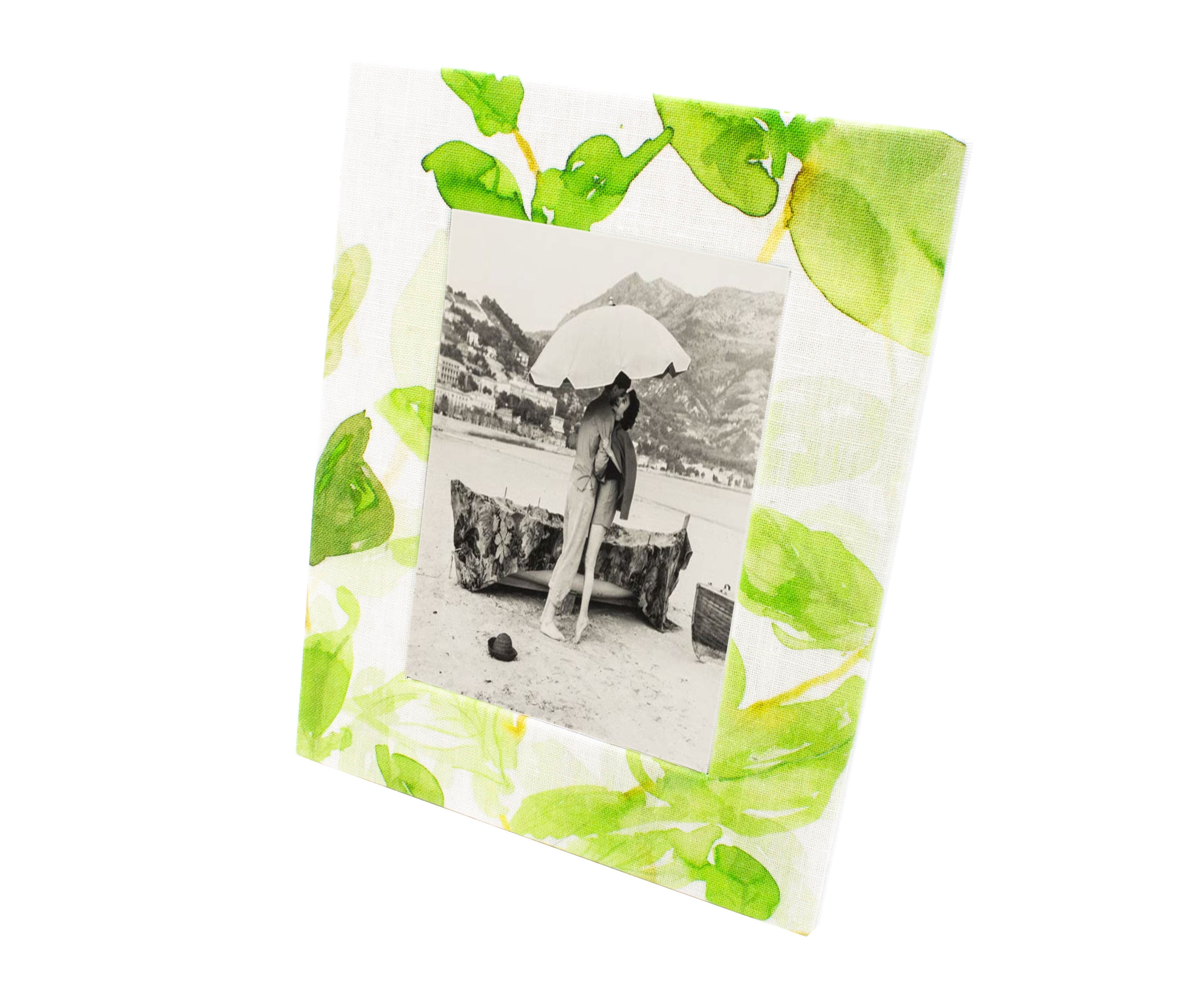 Fabric Photo Frame - Spring Leaves