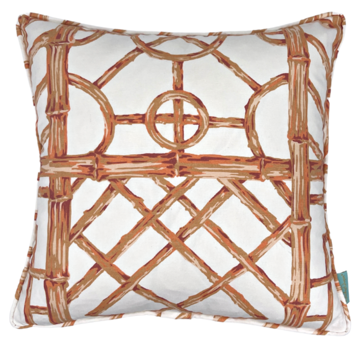 Dorothy Draper Home Bali Ha'i Throw Pillow - Thumbnail 5