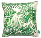 Robellini Silk Embroidered Throw Pillow - White