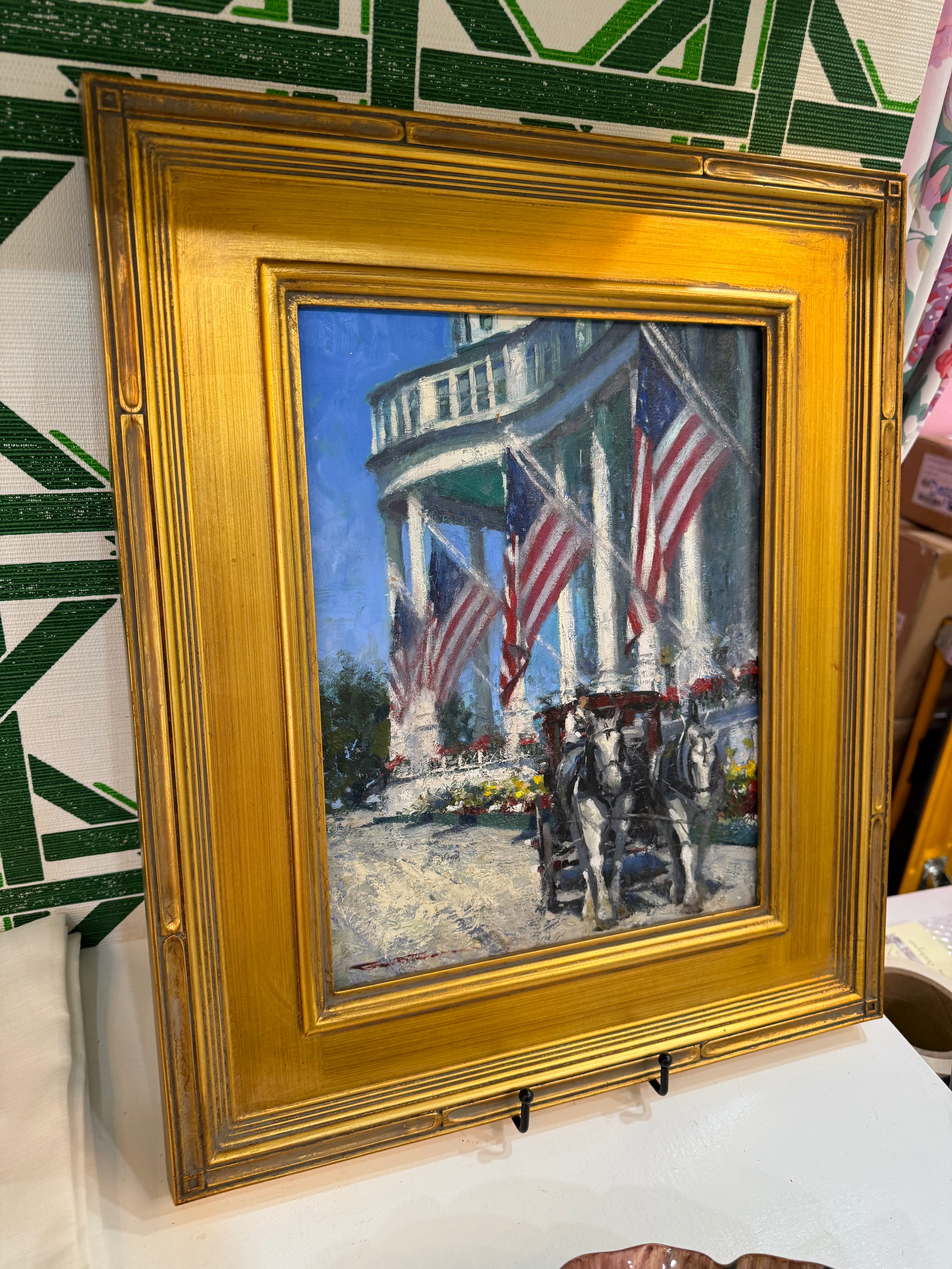 'Grand Afternoon' Framed Original Oil Painting