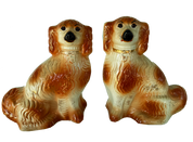 Vintage Staffordshire Dogs Pair