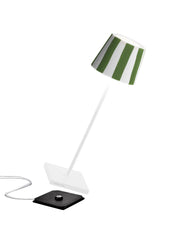 Cordless Rechargeable Table Lamp with Shade