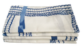 Set of Four Napkins - Nahant Ribbon Blues