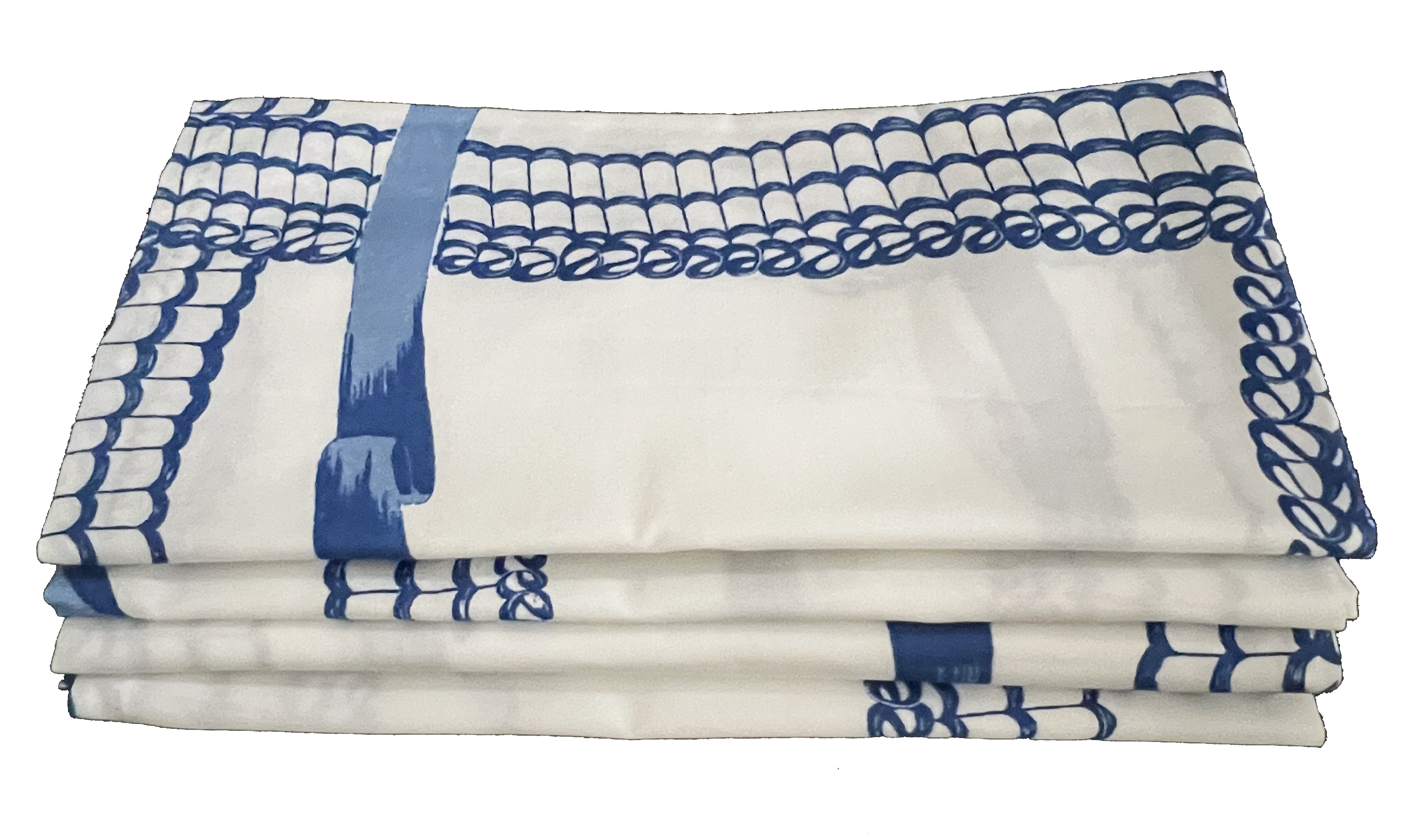 Set of Four Napkins - Nahant Ribbon Blues